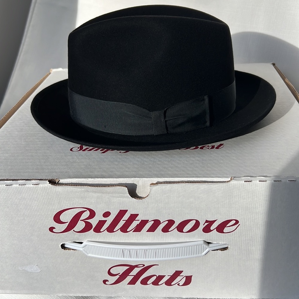 Biltmore Royal Pintch Fedora, Made in Canada - Picture 3 of 8